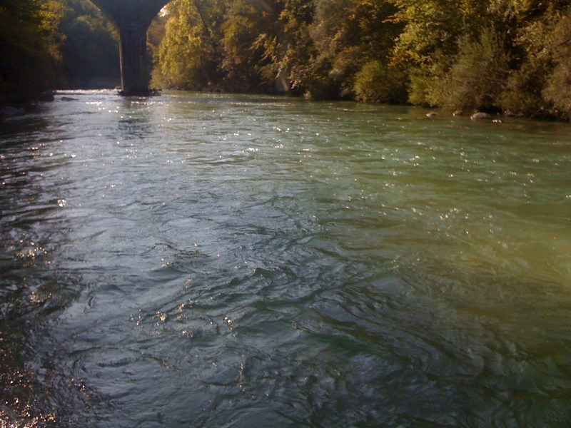 Fiume Natisone, Cras di Pulfero, ottobre 2011