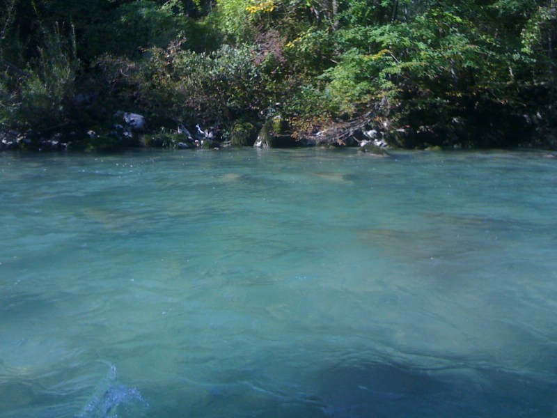 Fiume Natisone, Cras di Pulfero, ottobre 2011
