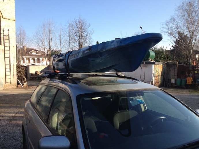 Kayak Feel Free Lure 10 appena ritirato da negozio e arrivato nella nuova dimora