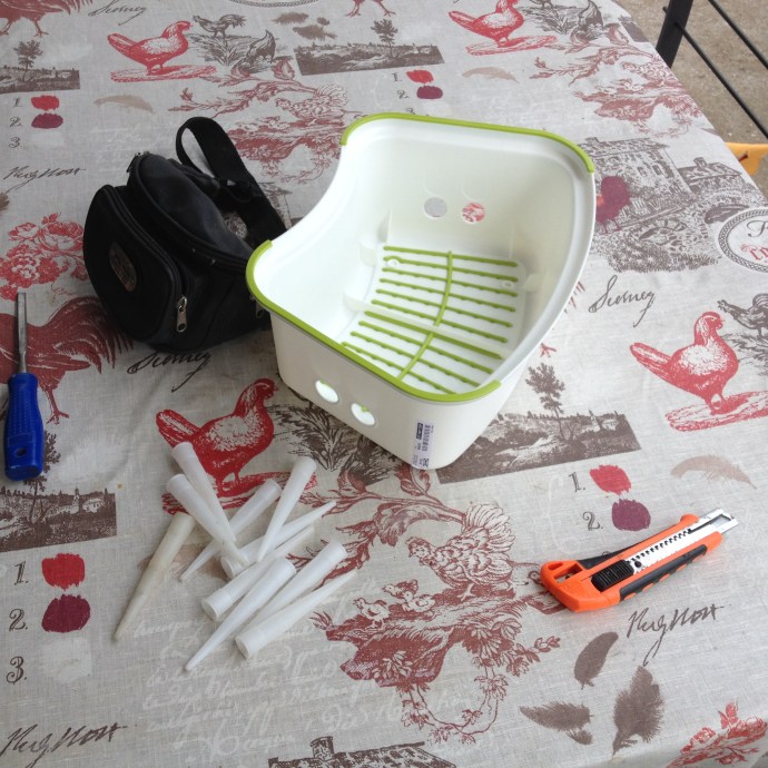 Materiale necessario per lo stripping basket